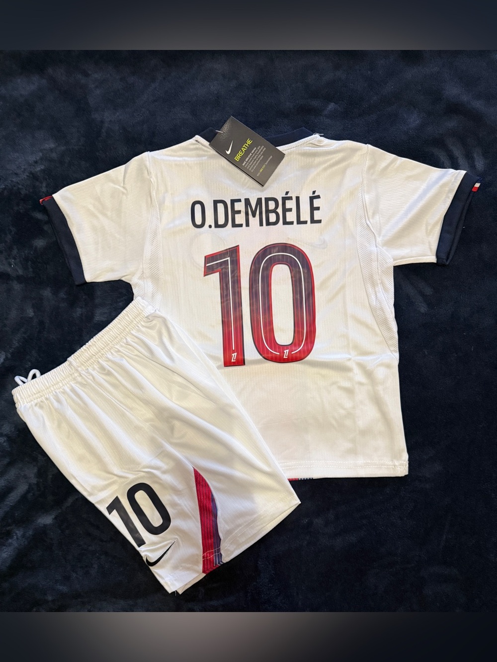 PSG 2026/27  Away kids soccer jersey set #O.Dembele 10 #Slim fit # NWT